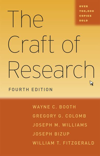 Booth, Wayne Et Al / Craft Of Research 4E