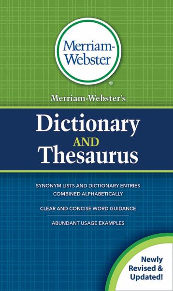 9780877797425 / Merriam-Webster, Inc / Merriam-Websters Dictionary And Thesaurus / TR