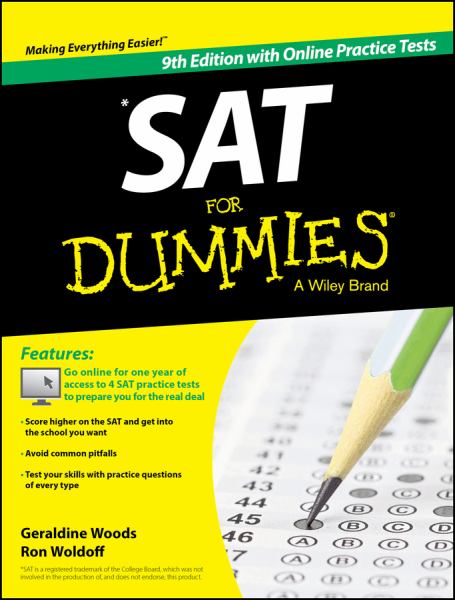 Woods, Geraldine / Sat For Dummies, With Online Practice Tests 9E