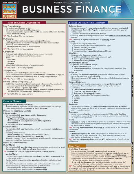 Barcharts / Business Finance