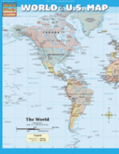 Barcharts / World And U.S. Map