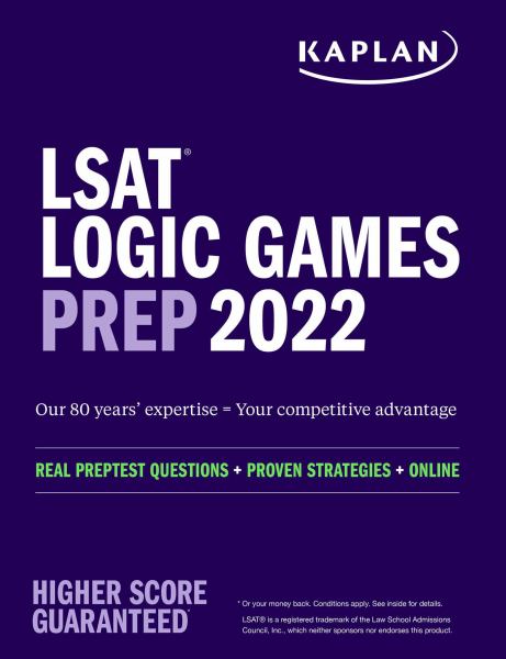 9781506276847 / Kaplan Test Prep / Lsat Logic Games Prep 2022:Real Preptest Questions + Proven Strategies + Online / TR