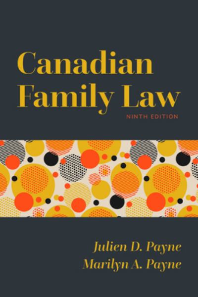 9781552216439 / Payne 9E / Canadian Family Law / TX