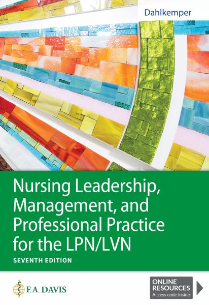 9781719641487 / Dahlkemper 7E 21 / Nursing Leadership, Management & Professional Practice For The Lpn/Lvn / MR